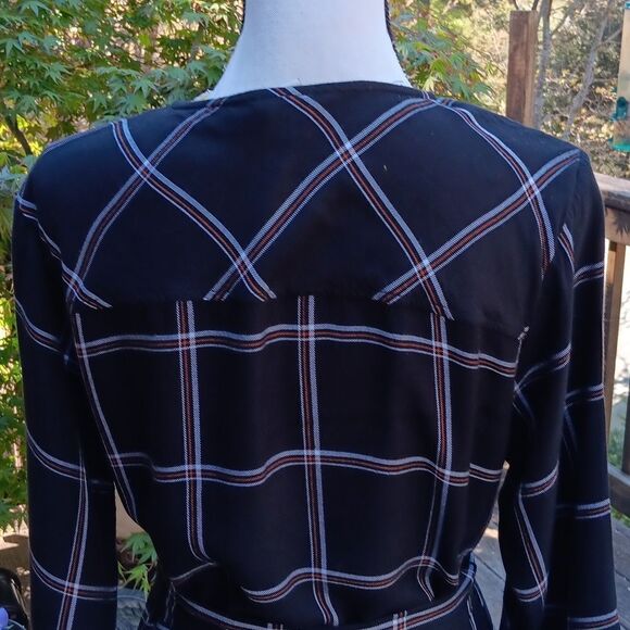 A New Day Black Plaid Dress - Picture 7 of 11